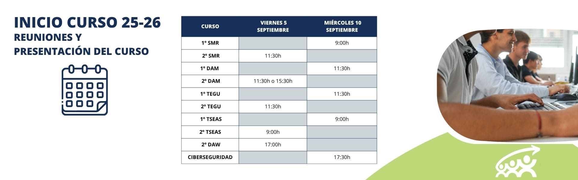 INICIO CURSO FP 25-26 FP JOYFE